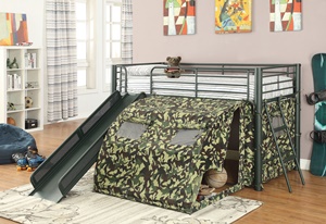 7470 Camouflage Tent Bed - Click Image to Close